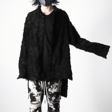 Jacquard Long Shirts　BLACK No.25