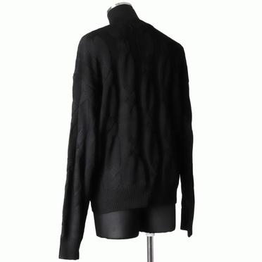 Cable Knit Pullover　BLACK No.4