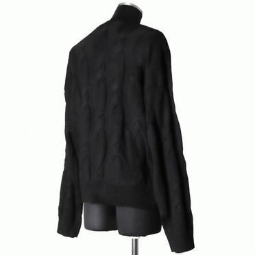 Cable Knit Pullover　BLACK No.6