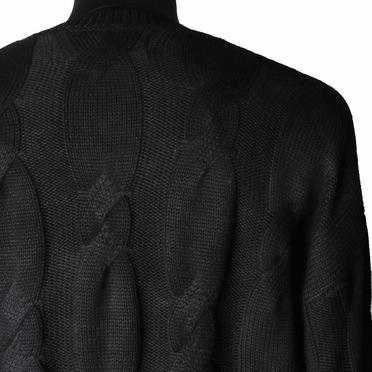 Cable Knit Pullover　BLACK No.9