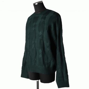 Cable Knit Pullover　GREEN No.2