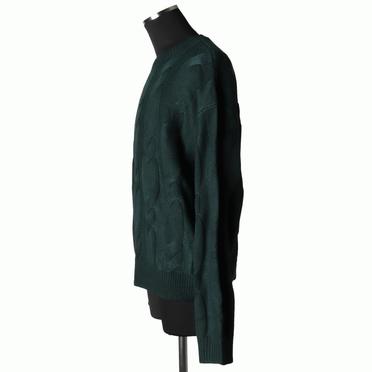 Cable Knit Pullover　GREEN No.3