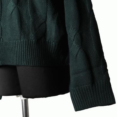 Cable Knit Pullover　GREEN No.10