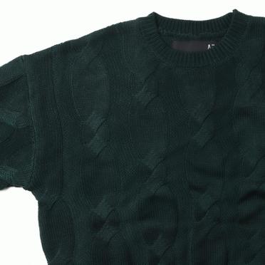 Cable Knit Pullover　GREEN No.11