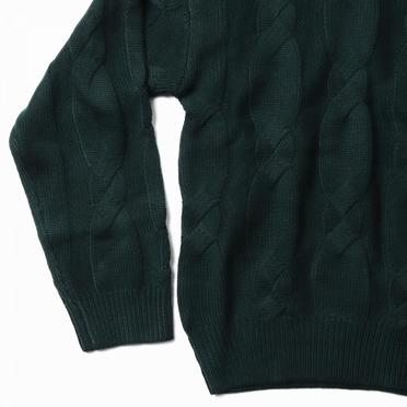 Cable Knit Pullover　GREEN No.12