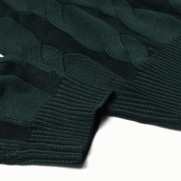 Cable Knit Pullover　GREEN No.13