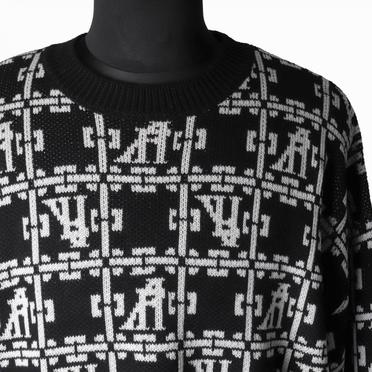 Jacquard Knit Pullover　BK×IV No.7