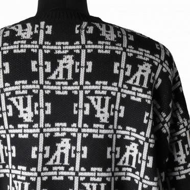 Jacquard Knit Pullover　BK×IV No.9