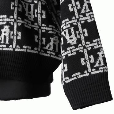 Jacquard Knit Pullover　BK×IV No.10