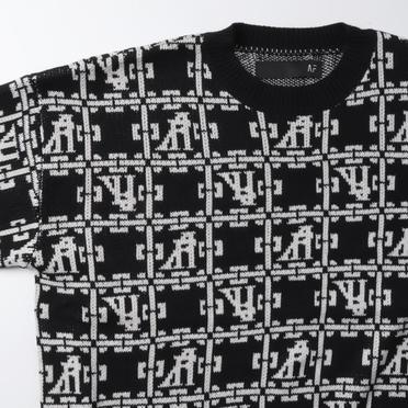 Jacquard Knit Pullover　BK×IV No.11