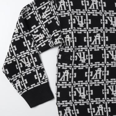 Jacquard Knit Pullover　BK×IV No.12