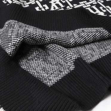 Jacquard Knit Pullover　BK×IV No.14