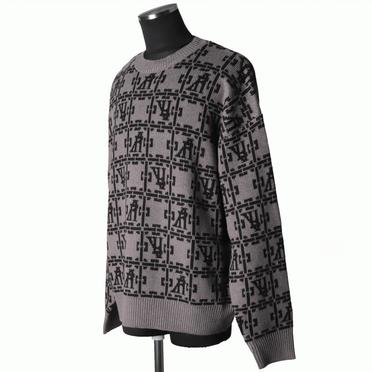 Jacquard Knit Pullover　BR×DBR No.2