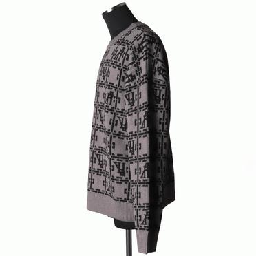 Jacquard Knit Pullover　BR×DBR No.3