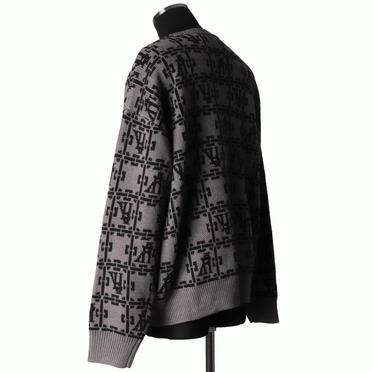 Jacquard Knit Pullover　BR×DBR No.4