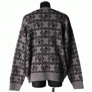 Jacquard Knit Pullover　BR×DBR No.5