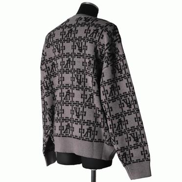 Jacquard Knit Pullover　BR×DBR No.6