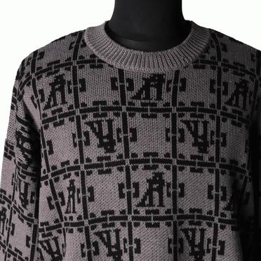 Jacquard Knit Pullover　BR×DBR No.7