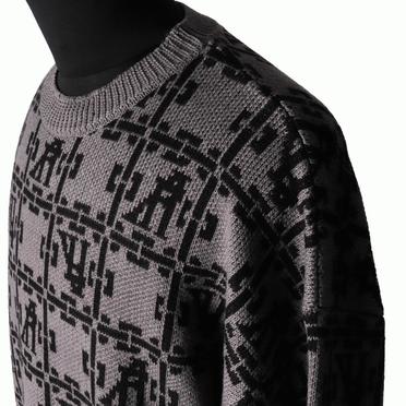 Jacquard Knit Pullover　BR×DBR No.8