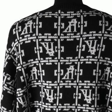 Jacquard Knit Cardigan　BK×IV No.9