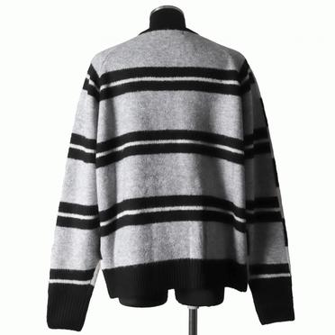 Stripes Combi Raglan Top　BK×IV×GY No.5