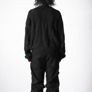 Cable Knit Pullover　BLACK No.19