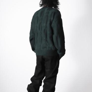 Cable Knit Pullover　GREEN No.21