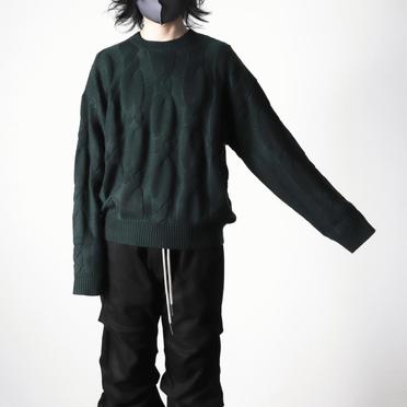 Cable Knit Pullover　GREEN No.22