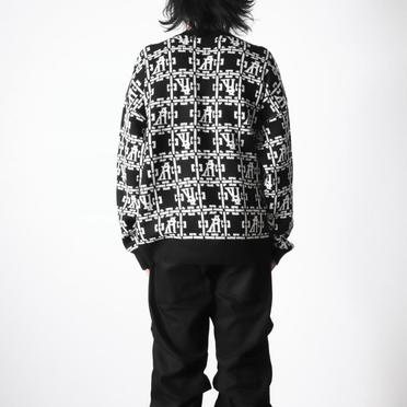 Jacquard Knit Pullover　BK×IV No.19