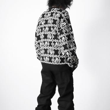 Jacquard Knit Pullover　BK×IV No.20