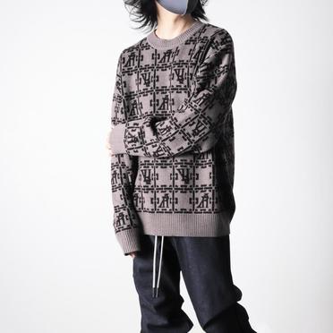 Jacquard Knit Pullover　BR×DBR No.21