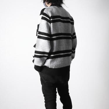 Stripes Combi Raglan Top　BK×IV×GY No.18