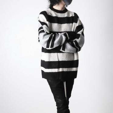 Stripes Combi Raglan Top　BK×IV×GY No.22