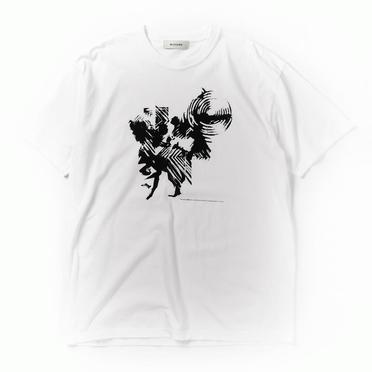 GRAPHIC T-SHIRT"REVERBERATION"　WHITE No.1