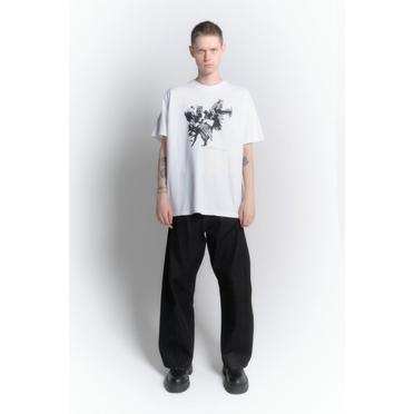 GRAPHIC T-SHIRT"REVERBERATION"　WHITE No.2