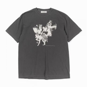 GRAPHIC T-SHIRT"REVERBERATION"　CHARCOAL No.1