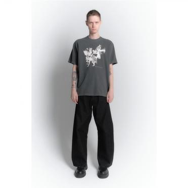 GRAPHIC T-SHIRT"REVERBERATION"　CHARCOAL No.2