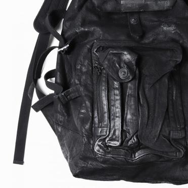 917BGU1-C COATED 12oz DENIM　BLACK No.3