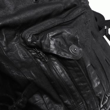 917BGU1-C COATED 12oz DENIM　BLACK No.8