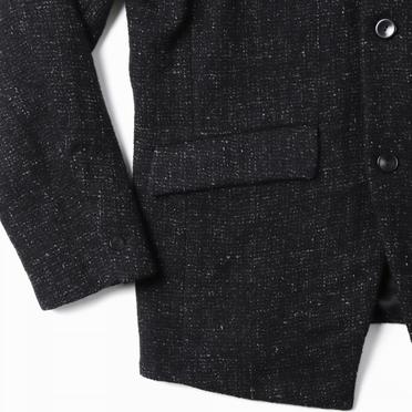WOOL JERSEY JACKET　BLACK No.11