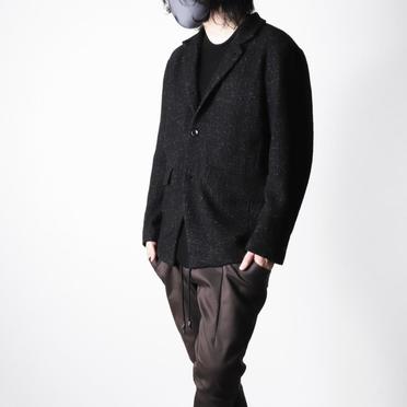 WOOL JERSEY JACKET　BLACK No.23