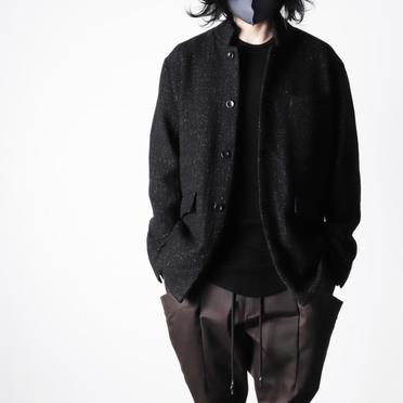 WOOL JERSEY JACKET　BLACK No.24