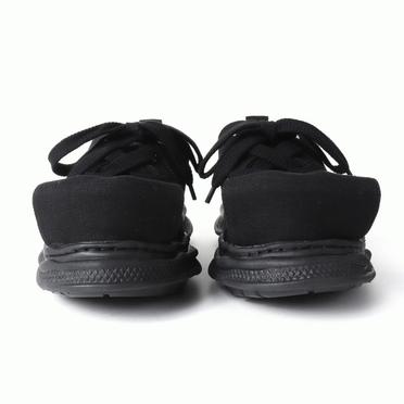 ROLL-TONGUE STAINING SHOES feat. Maison MIHARA YASUHIRO (LOW CUT)　BLACK×BLACK No.3