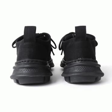 ROLL-TONGUE STAINING SHOES feat. Maison MIHARA YASUHIRO (LOW CUT)　BLACK×BLACK No.6