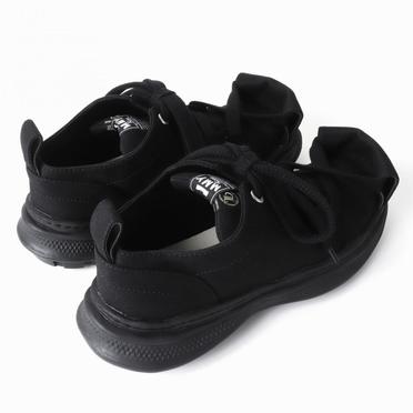 ROLL-TONGUE STAINING SHOES feat. Maison MIHARA YASUHIRO (LOW CUT)　BLACK×BLACK No.7