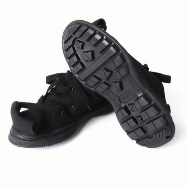 ROLL-TONGUE STAINING SHOES feat. Maison MIHARA YASUHIRO (LOW CUT)　BLACK×BLACK No.8