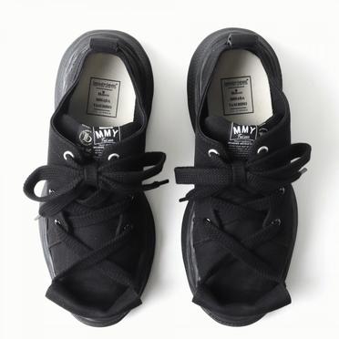 ROLL-TONGUE STAINING SHOES feat. Maison MIHARA YASUHIRO (LOW CUT)　BLACK×BLACK No.9