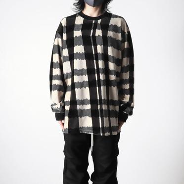 Crew Neck Pullover　BK×GY×IV No.13