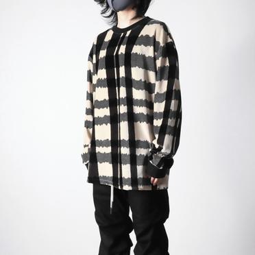 Crew Neck Pullover　BK×GY×IV No.14