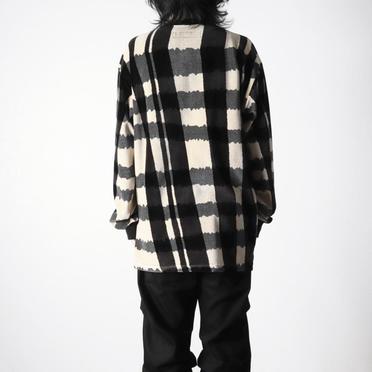 Crew Neck Pullover　BK×GY×IV No.17